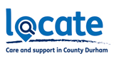 Locate logo - care and support in County Durham